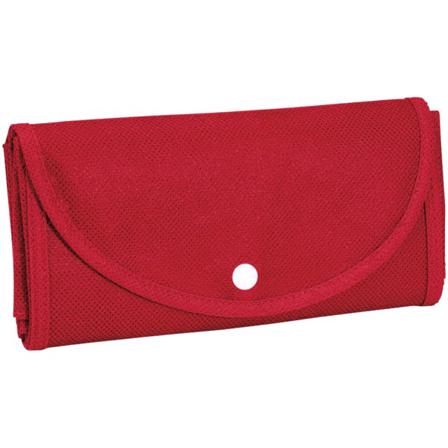Bullet Maple Foldable Non Woven Tote 39 X 46 Cm Röd