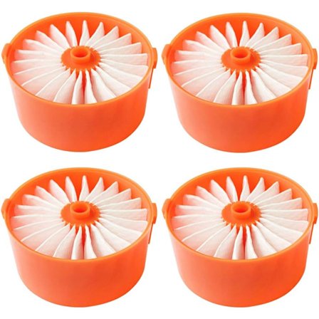 4-pack filterelement för BLACK + DECKER BSV2020G trådlös dammsugare A