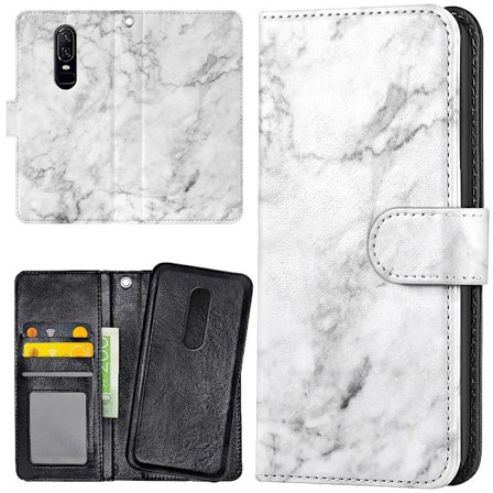 OnePlus 7 - Plånboksfodral/Skal Marmor