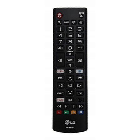 LG 4K Smart LCD TV Fjernbetjening AKB75675311 til 55UJ670V og 49UJ670V med Ny Erstatning