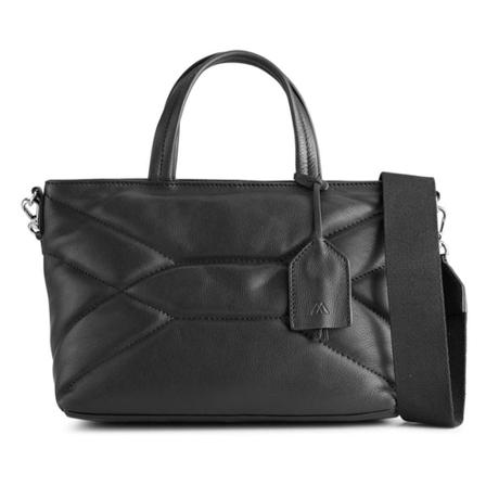 Markberg Shopper Vitambg Monogram Sort, Dame Indkøbstasker, Størrelse: ONE Size