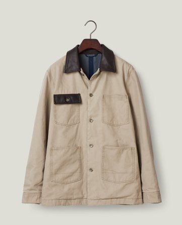 Lexington Arbeitsjacke aus Baumwollcanvas, Hellbraun