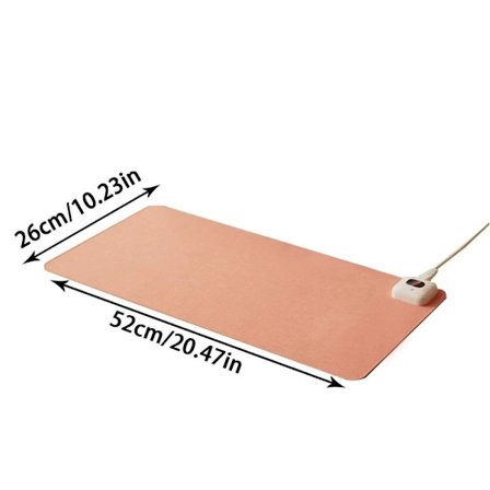 Electric Heat Mouse Pad Bordmåtte PINK EU-STIK PINK EU-STIK