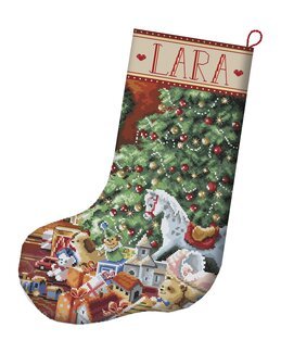 Broderikit Julesok Under træet - LetiStitch