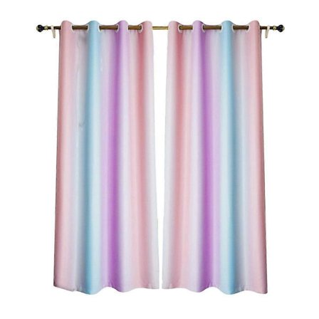 Vertikale gradientgardiner, skyvegardiner Ensidige gardiner stilig design moderne dekor