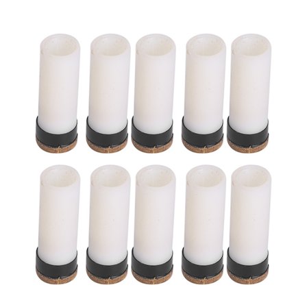 10 st Snooker Pool Cue Pole Tip Biljard Rod Stick Reservdelar Reparationsverktyg Tillbehör 10mm