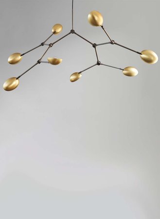 Drop Chandelier - messing