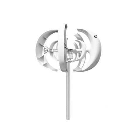 Lodret Vindmølle til Hus, Campingvogn, Bådbrug, 6kWh/Dag Kapacitet, 3000W Effekt