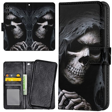 Samsung Galaxy A56 5G - Lommebok Deksel Grim Reaper