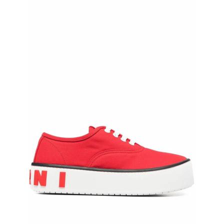 Marni - Sneakers - Röd - Dam - Storlek: 38 Eu, Dam, Storlek: 38 EU