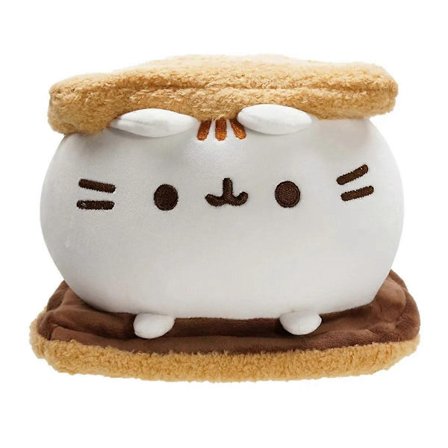 Sød Chokolade Cookie Kat Plyslegetøj, Blød Udstoppede Dyr Pude, Sovende legetøj, Boligindretning Børnefødselsdagsgave-WELLNGS