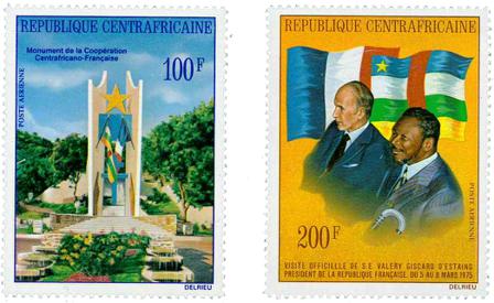 Centralafrika - YT PA138-39 - Postfrisk