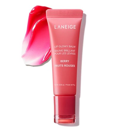 2025 Senaste Modell LANEIGE Lip Glowy Balm: Skir Färgad Läppbalsam med Sheasmör, för Återfuktande Glans & Mjuka Läppar Berry