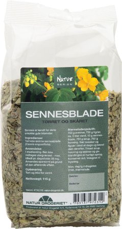 Natur Drogeriet Sennesblade 115 g, Helse & Madvarer, Krydderier, Øvrigt