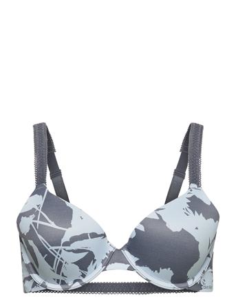 Lightly Lined Pc Lingerie Bras & Tops Full Cup Bras Multi/mønstret Calvin Klein