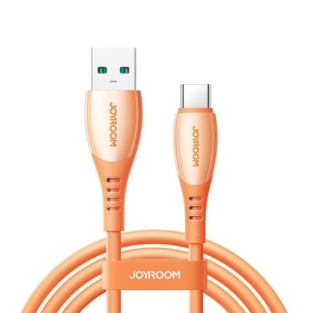 Joyroom S-A59 Vibrant Series 3A USB-A - USB-C-kabel 1,2 m - Orange