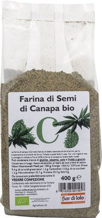 Fiori Di Loto Farina Di Semi Di Canapa Bio 400g