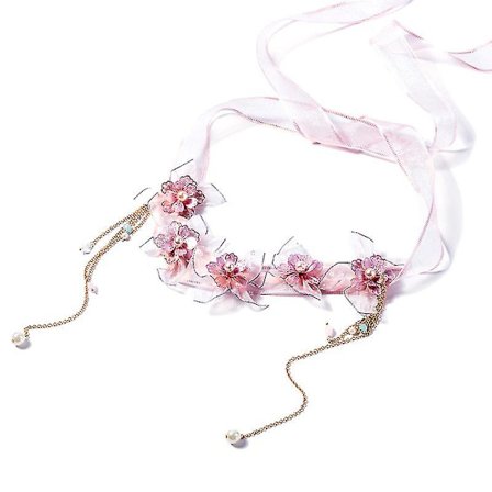 Blomsterflickors Krona Barn Blommor Pärlor Krans Hårtillbehör Girlang Hårband Med Tofsar För Festival Bröllop Fest (ed124)