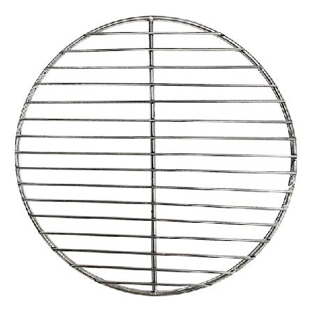 Køkken Tilbehør Rustfrit Stål Rund Grill Net Med Tyk Grill Og Rist 304 Grill Net