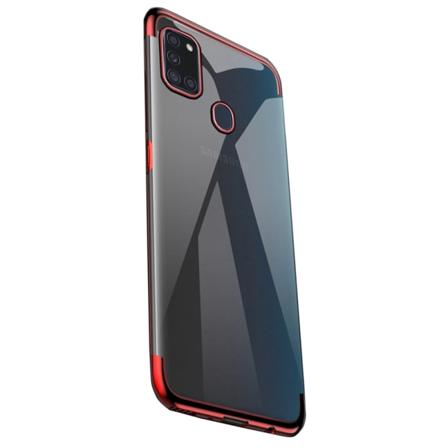 Genomtänkt Silikonskal FLOVEME - Samsung Galaxy A21S Röd