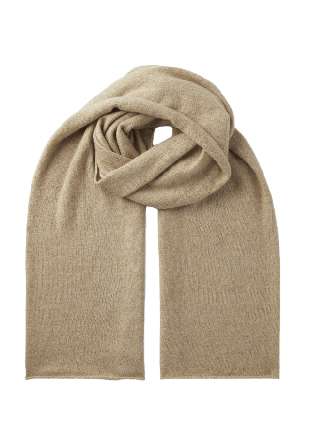 Å WOMAN Halsduk med rullad kant IRMA Halsdukar & scarves Beige ONESIZE