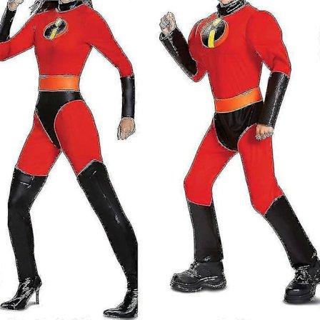 The Incredibles Kostume Halloween Fest Karneval Kostumer til Mænd Kvinder Mænd 190cm Men 190cm_yux
