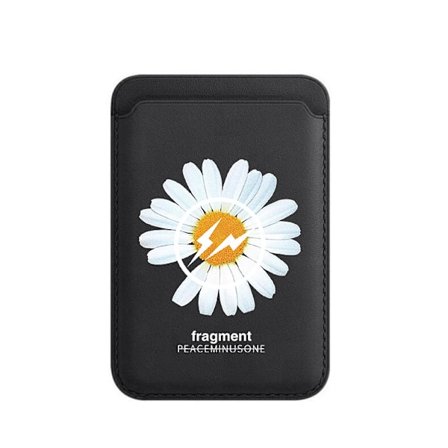 Unisex Plånbok, Magsafe Korthållare För Iphone 15/14/13/12 (Svart Daisy)