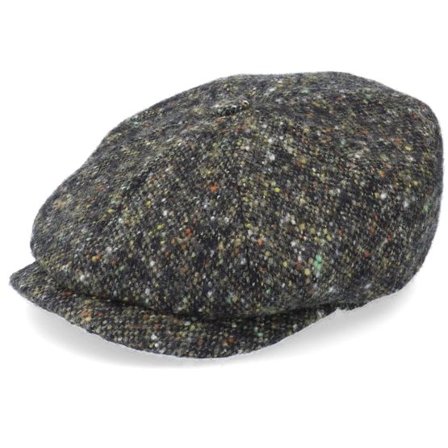 Stetson - Grön flatcap Keps - Hatteras Donegal Green Flat Cap @ Hatstore