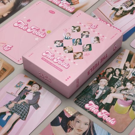 55 st Twice The Feel fotokort Twice 2021 Lomo-kort Twice The Feels albumkort Twice Collection Vykort Två gånger minifotokort Present till fans