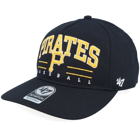 47 Brand - MLB Musta adjustable Lippis - Pittsburgh Pirates MLB 47 Hitch Black A-frame Adjustable @ Hatstore
