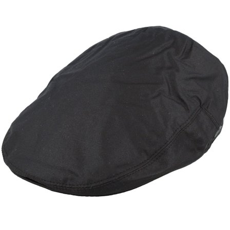 Jaxon & James - Oilcloth Brown Flat Cap Flatcap Brown Cap - @ Hatstore