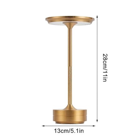 Sherum Ecolume Lampe Yifare Ecolume Øjenbeskyttelse LED Ecolume Lampe Bordlampe Genopladelig Tre-Farve Justering (FMY)