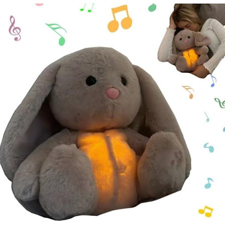 Myke kanindukker som puster og har hjerteslag; en sovende babyoter som puster; et beroligende kosedyr; en sovende babykoalabjørn