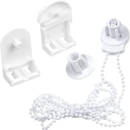 1 Sæt Kuglekæde Rullegardin Tilbehør Gardintilbehør Kuglekæde Rullegardin Kuglekæde Vindue Rullegardin Koblingsbeslag