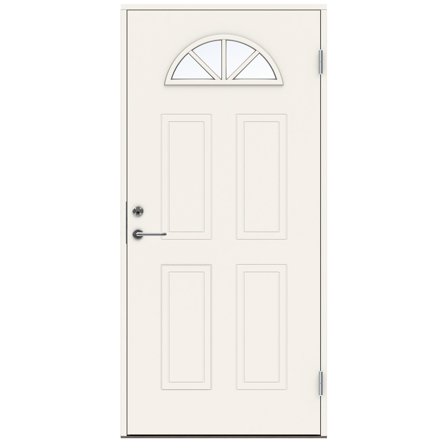 Swedoor P-200 Ytterdörr vit (S 0502-Y) 988x1980 mm, Dörrar