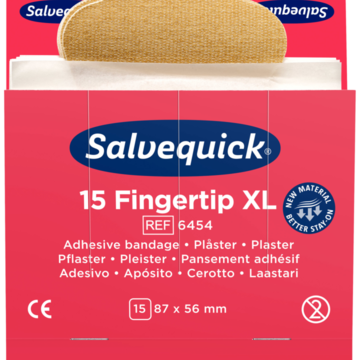 Plåsterrefill Salvequick Fingertopp XL (6x15 st)
