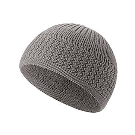 Muslimsk hue strikket hue MØRKEGRÅ