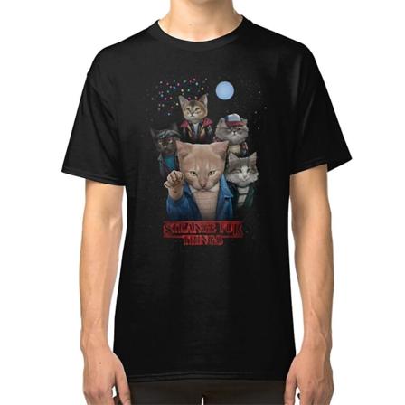 Strange Fur Things T-shirt XL