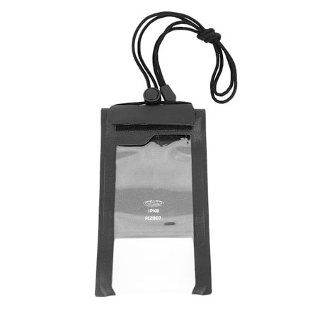 AFISHTOUR Vattentätt Telefonfodral TPU Transparent Undervattens Telefon Torr Påse Fodral med Rem