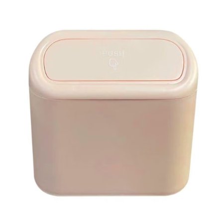 Liten bil søppelbøtte, bil søppelbøtte med lokk, vanntett bil søppel