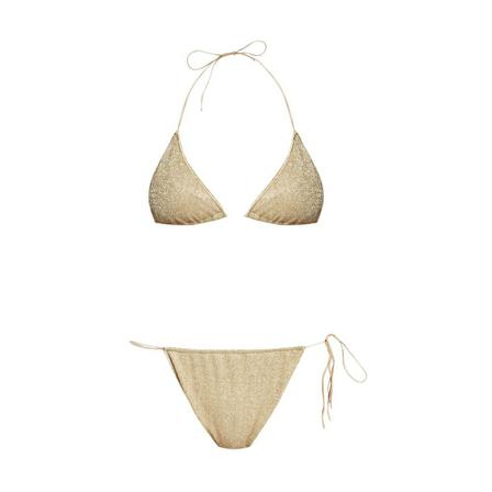 Oseree Bikini with a lurex finish gul, Dam Bikinis, Dam, Storlek: M