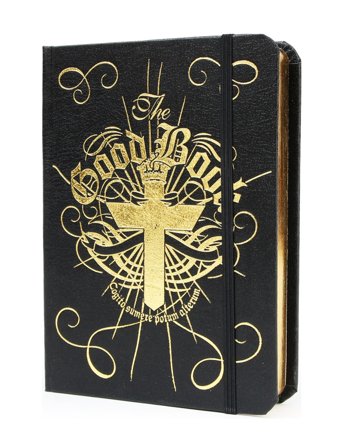 Suck UK | Flask In A Book Fancy Black | 120 ml