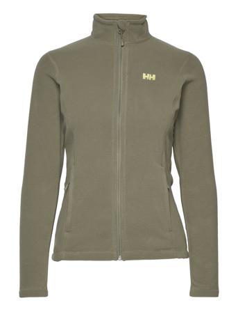 W Daybreaker Fleece Jacket Sweatshirts & Hoodies Fleeces & Midlayers Grøn Helly Hansen