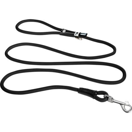 Curli Stretch Comfort Leash L Koppel & Spårlinor Black 1,8 m