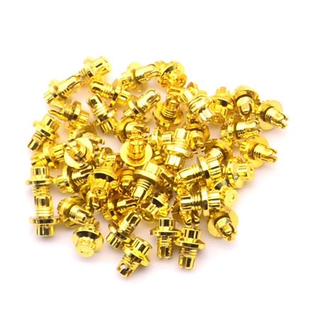 100 stk./sett pigg bilhjul nagler for felger kapsel leppe skrue bolt dekk pigger bil styling plast modifikasjon dekorasjon