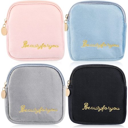 4 stk. Sanitærbind Oppbevaringsposer Menstruasjonskopp Poser Amming