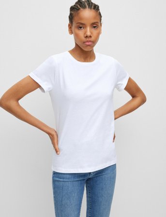 HUGO The Plain Tee - White - XL