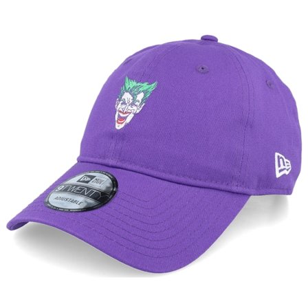 New Era - Violet unconstructed Casquette - Joker Face 9TWENTY Joker Purple Dad Cap @ Hatstore