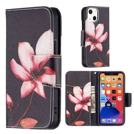 Wonderland iPhone 13 Läppäkotelo - Lotus