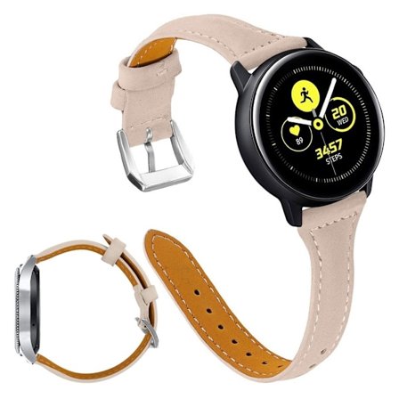 Universal genuine leather watch band - Beige